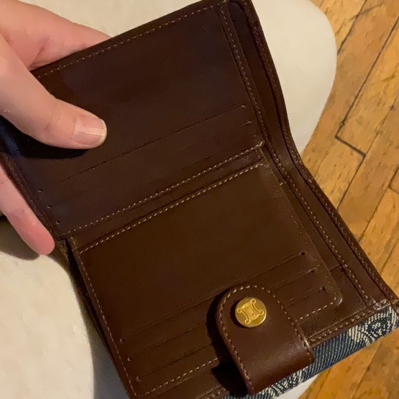 Celine Wallet - Vintage denim & leather - Picture 6 of 9